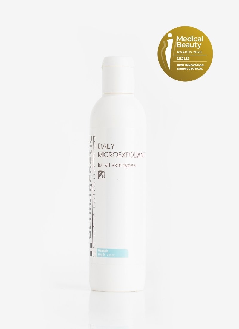 Botanical powder exfoliant with aloe & enzymes that protects the microbiome, smooths texture, and instantly brightens for a healthy, refined glow.